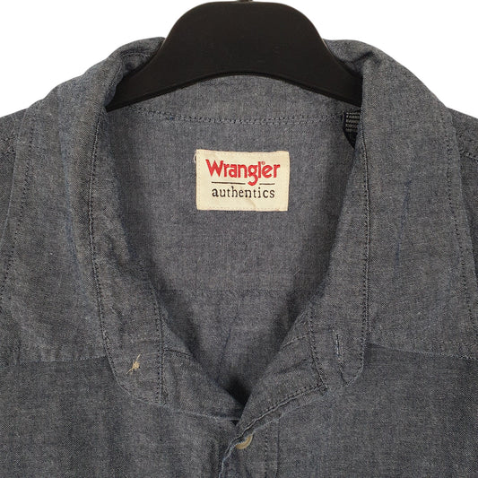 Mens Blue Wrangler   Shirt