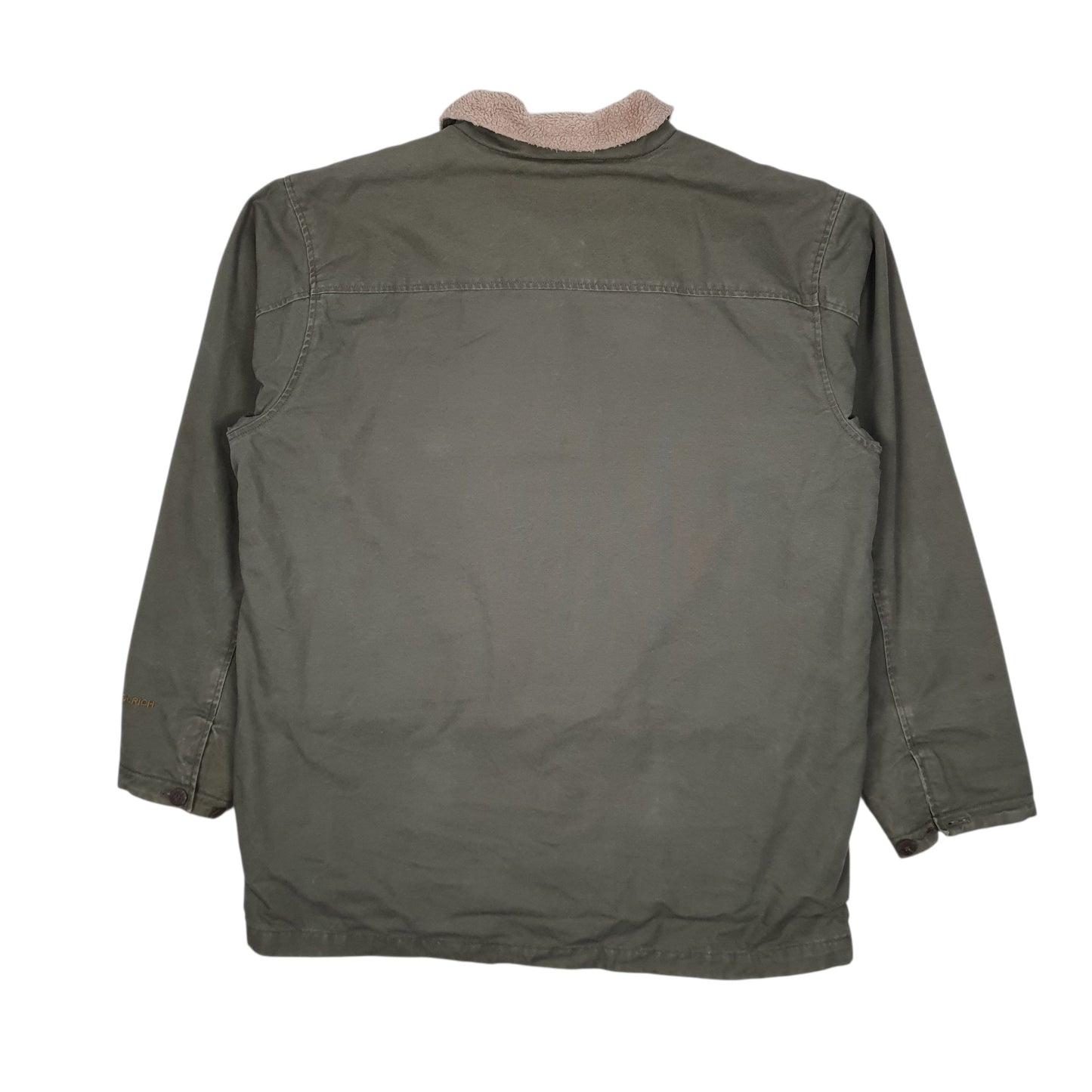 Mens Green Woolrich Sherpa Lined Field Hunting  Coat