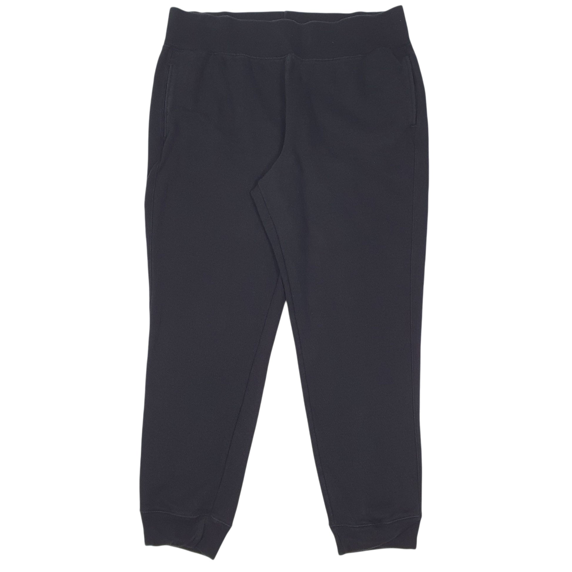 Mens Black Champion Reverse Weave Jogger Trousers