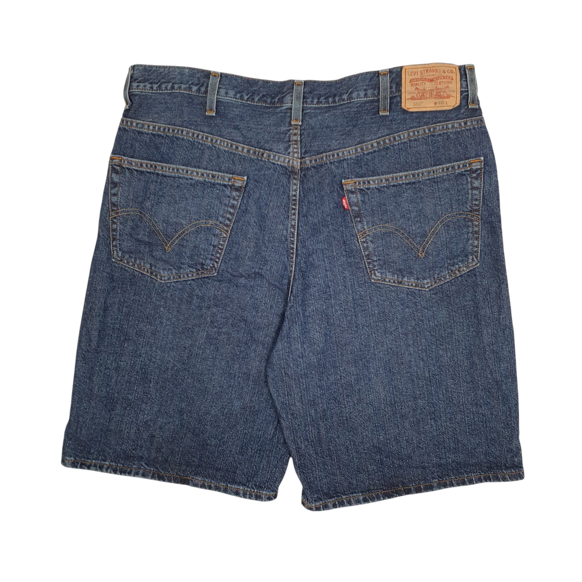 Mens Blue Levis 550 Vintage 00s  Shorts