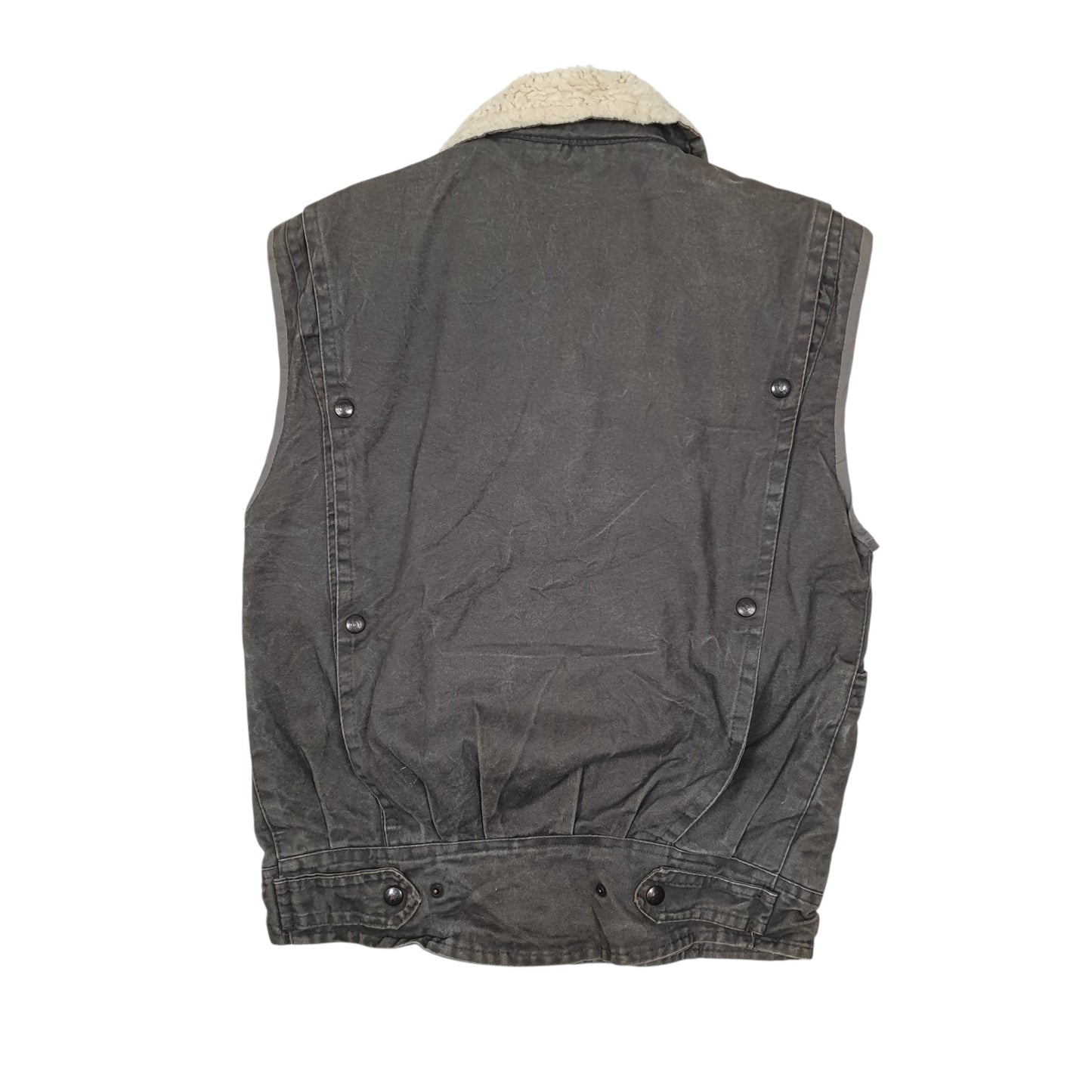 Mens Grey Club Condor Vintage French Workwear Sherpa Lined  Coat