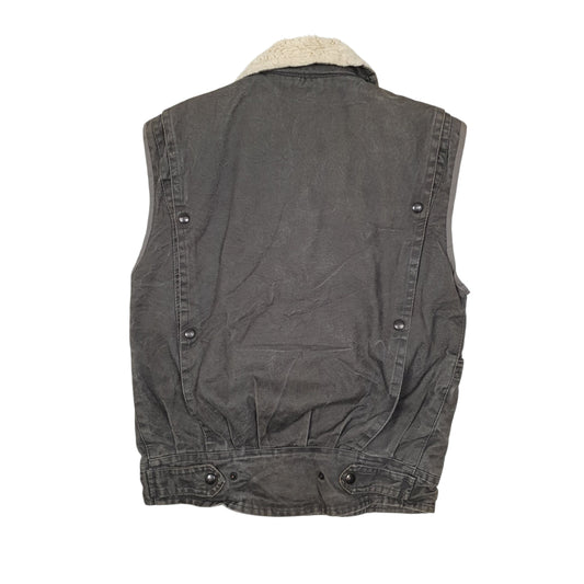 Mens Grey Club Condor Vintage French Workwear Sherpa Lined  Coat