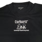 Mens Black Carhartt   T Shirt