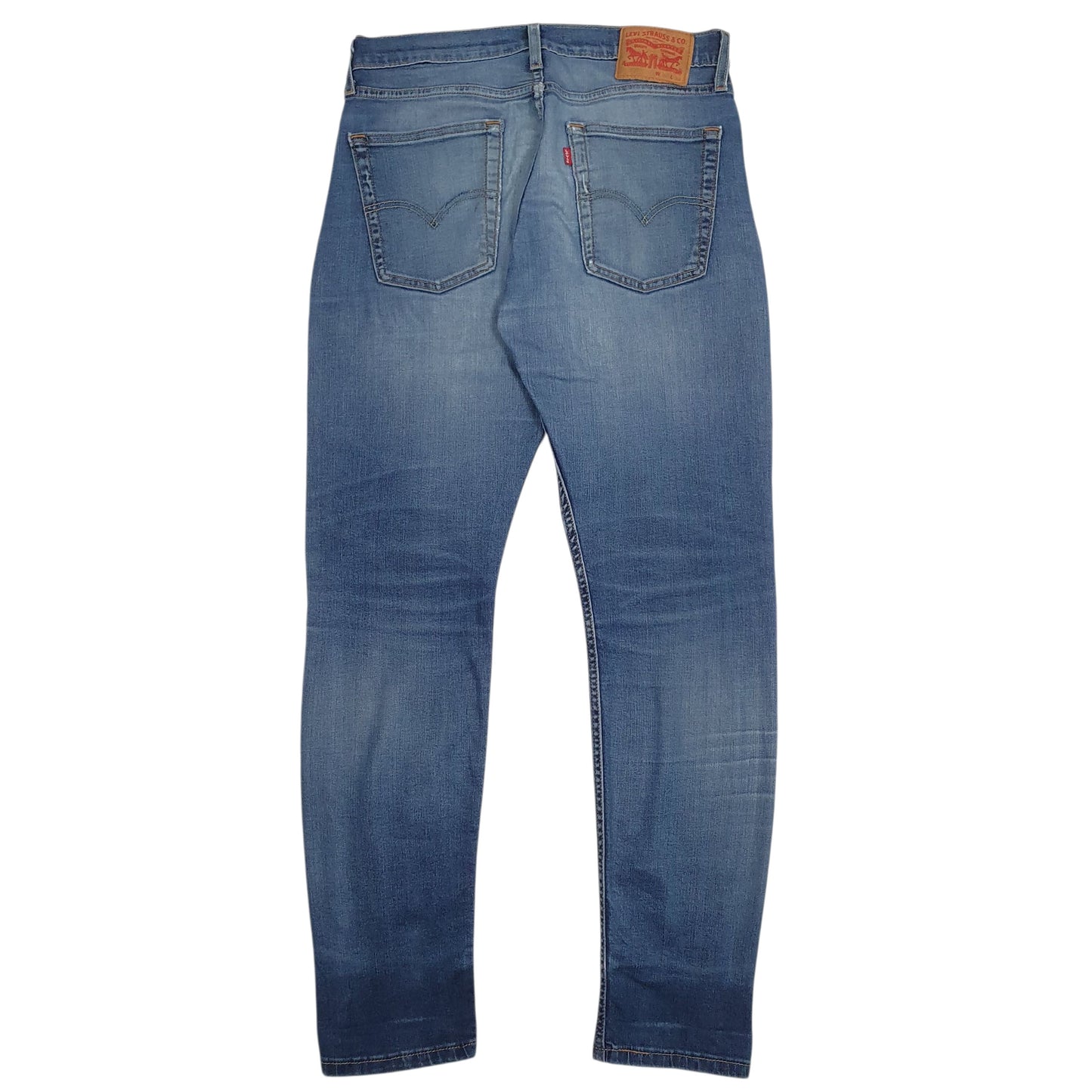 Mens Blue Levis Performance Distressed  Jeans