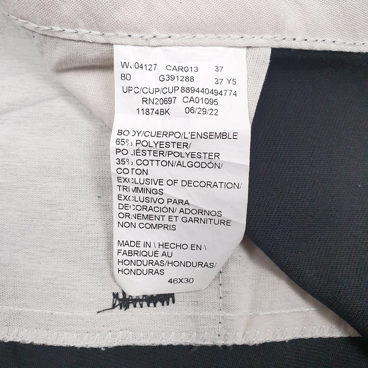 Mens Black Dickies 874 Workwear  Trousers