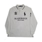 Mens White Polo Ralph Lauren Blackwater Polo Team Long Sleeve Polo Shirt