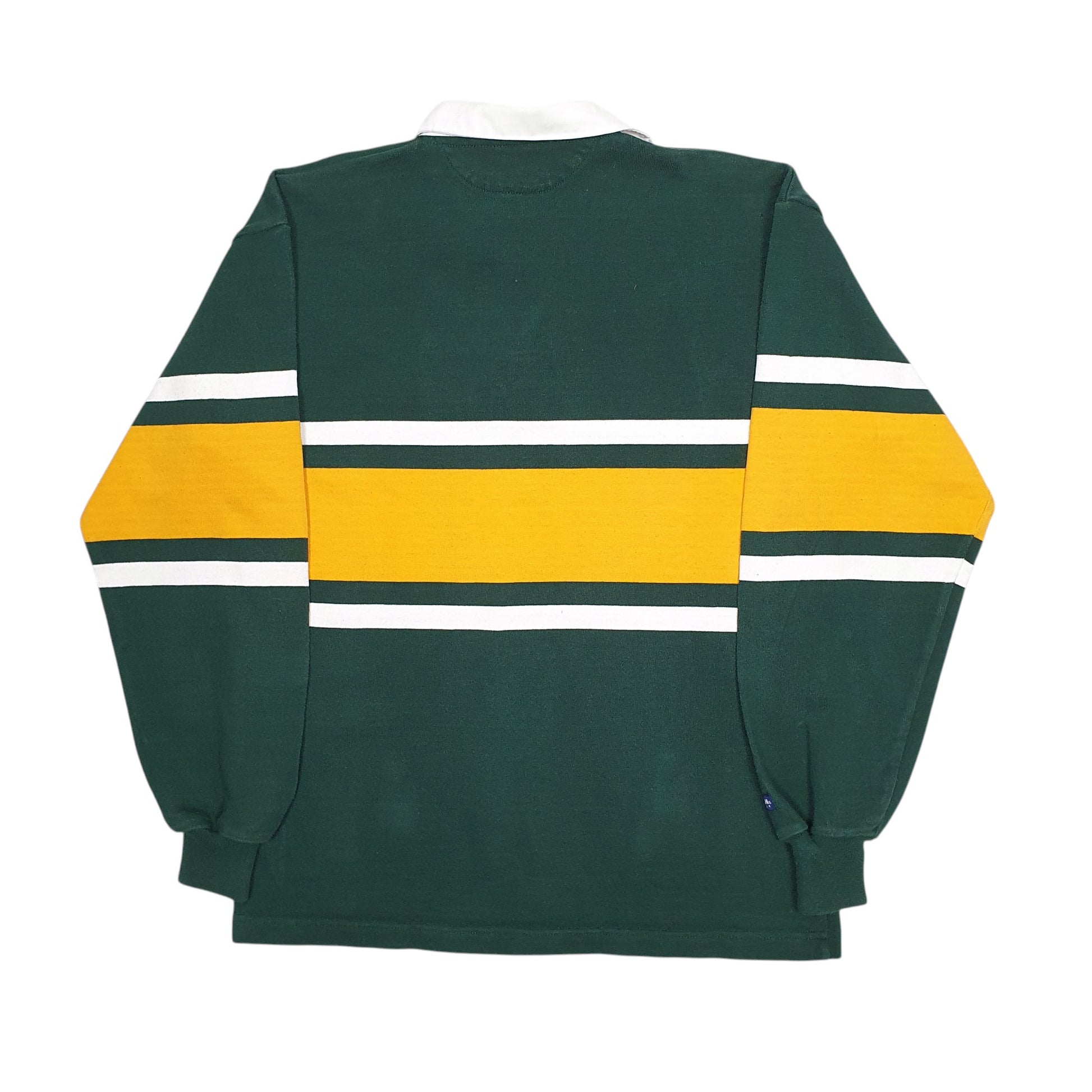 Mens Green Barbarian Rugby Calpoly Hoodie Polo Shirt