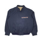 Mens Navy Campus Sherpa Lined Vintage 90s  Coat