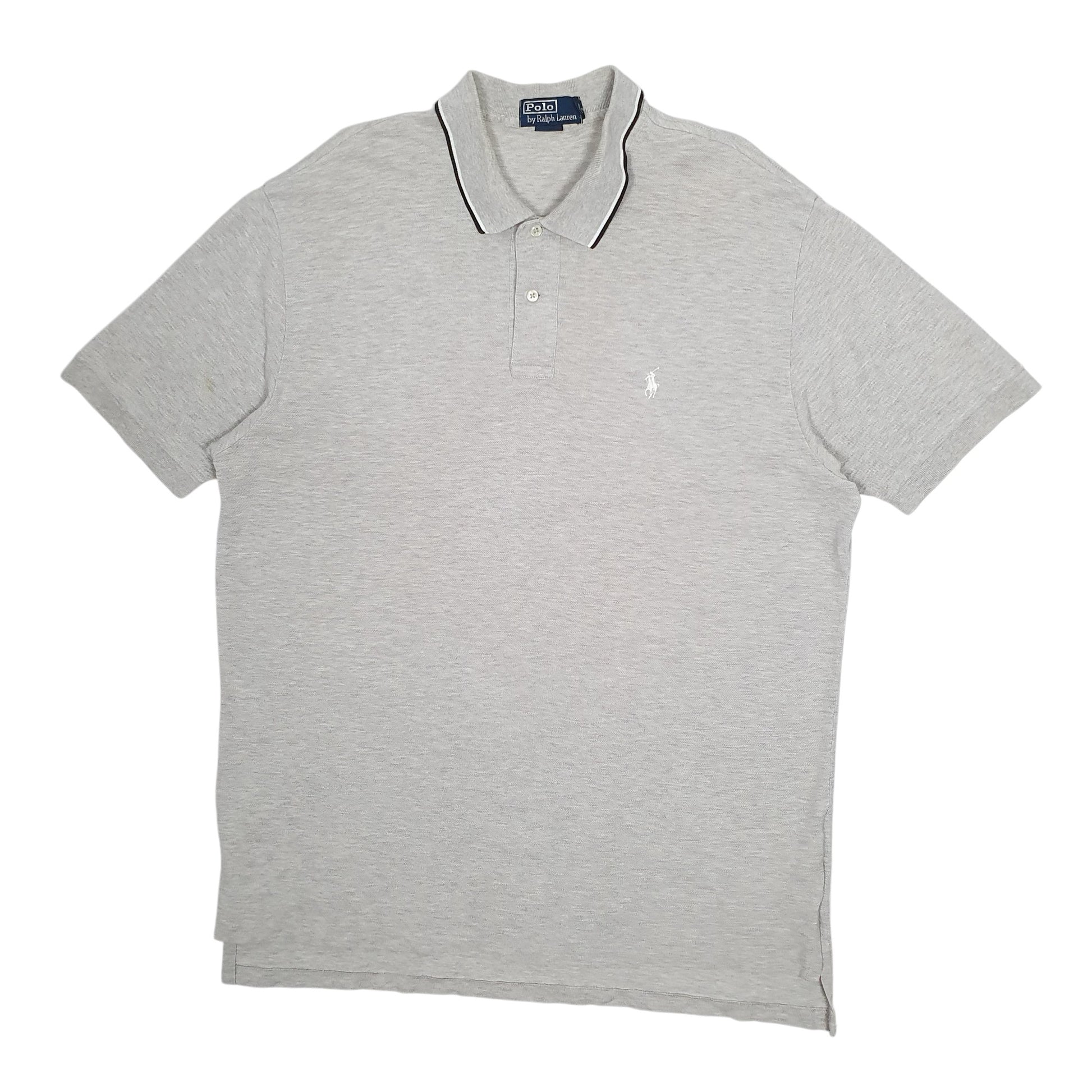 Mens Grey Polo Ralph Lauren  Short Sleeve Polo Shirt