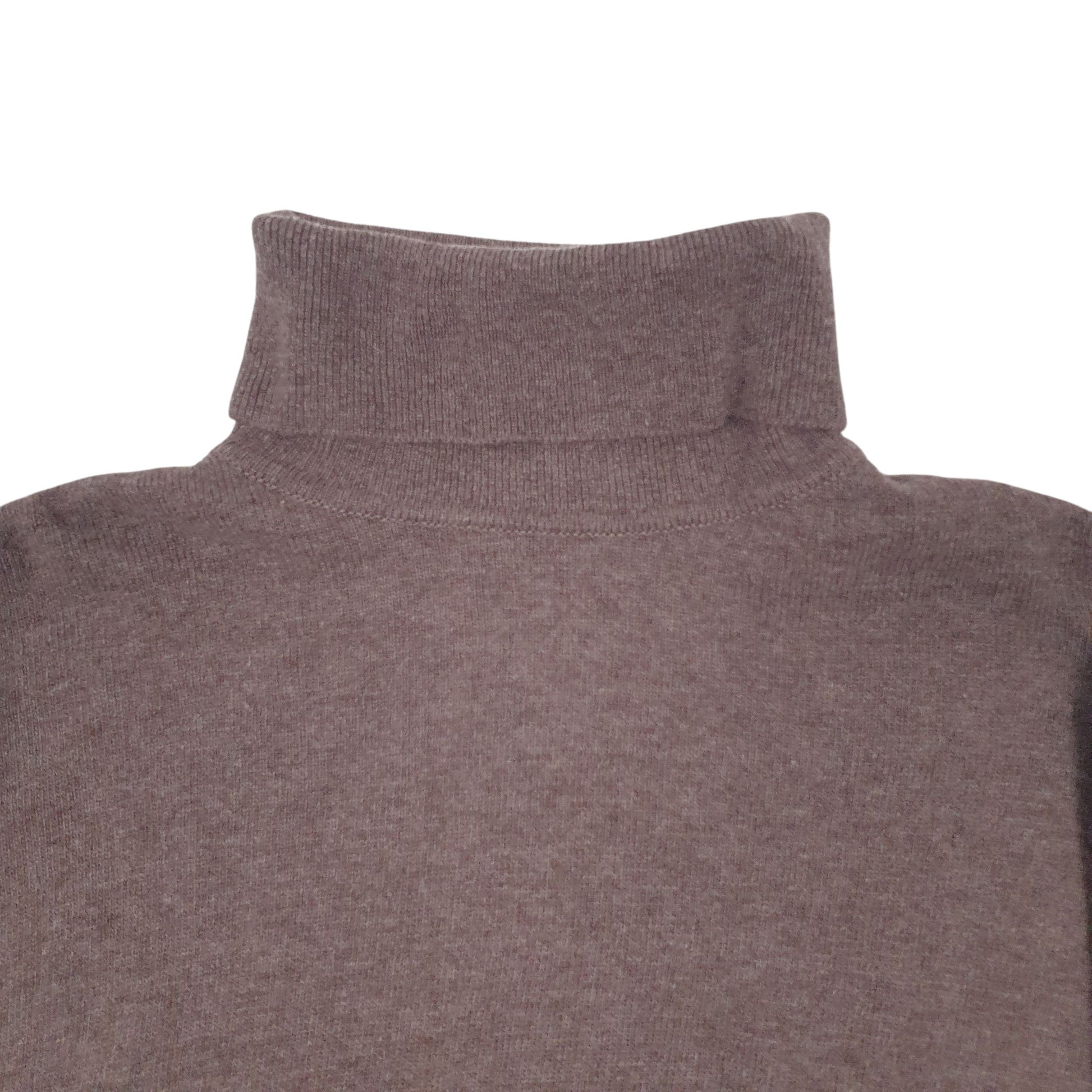 Womens Grey M&S  Turtle Neck Jumper