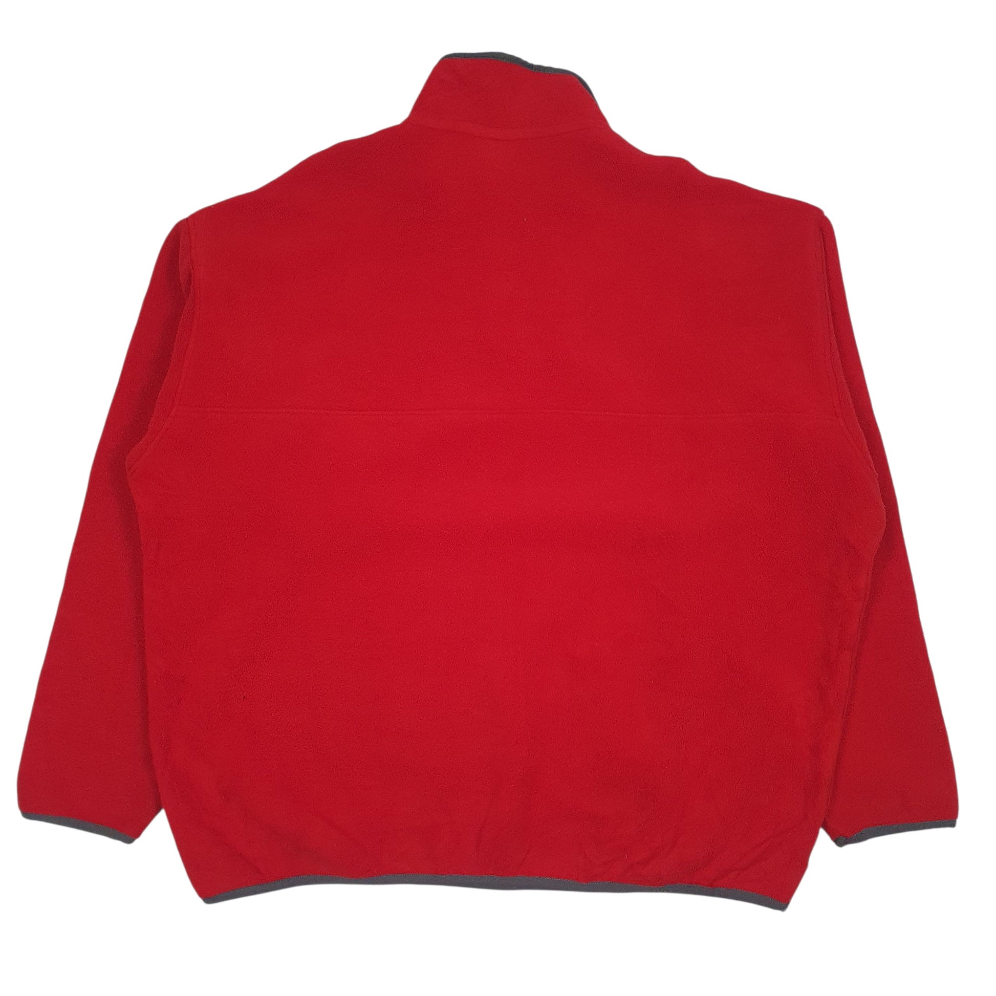 Mens Red Patagonia Synchilla Snap-T Quarter Zip Jumper