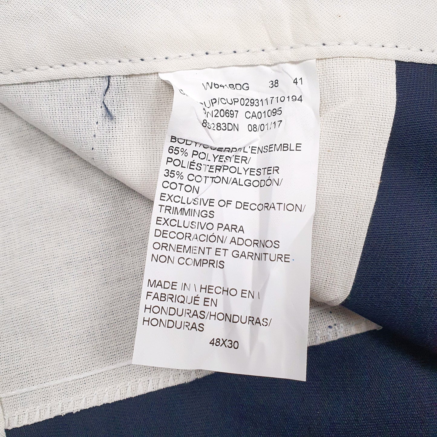 Mens Navy Dickies   Trousers