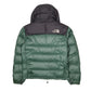 Mens Green The North Face Nuptse  Coat