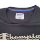 Womens Black Champion Spellout Crewneck Jumper