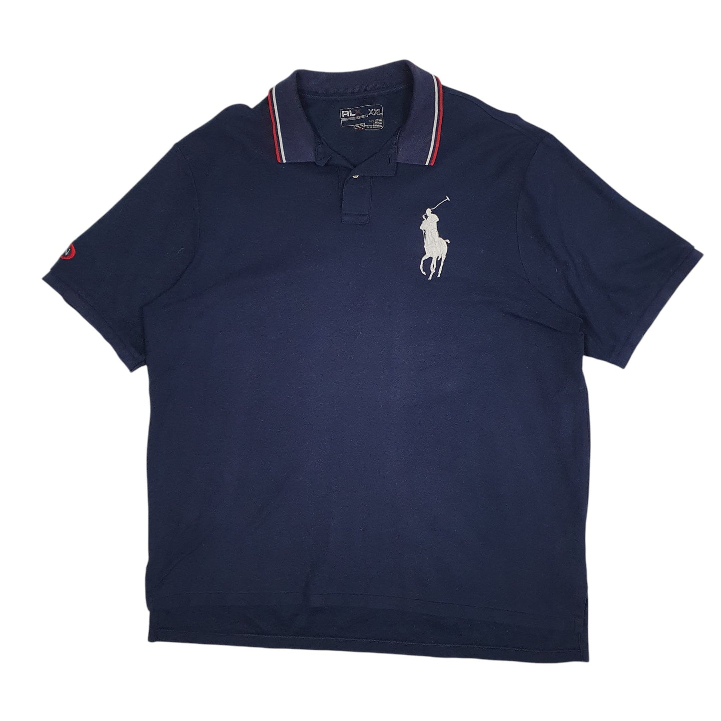 Mens Navy Ralph Lauren US Open 2005 Short Sleeve Polo Shirt