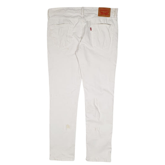 Mens White Levis   Jeans
