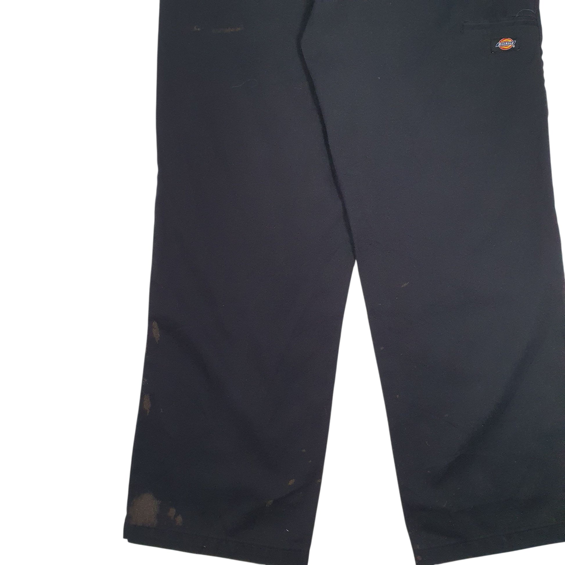 Mens Black Dickies Workwear  Trousers