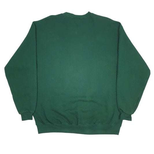Mens Green Lee Vintage 00s Crewneck Jumper