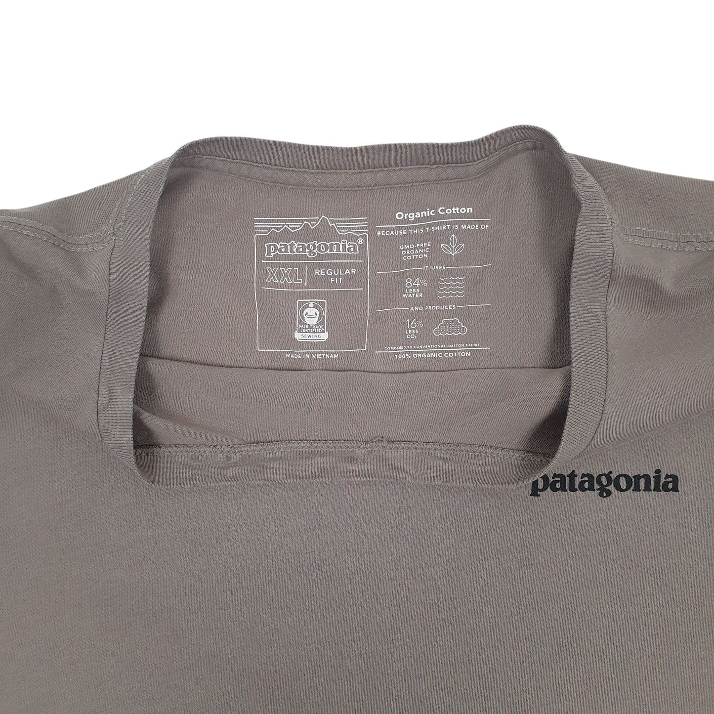 Mens Brown Patagonia  Hoodie T Shirt
