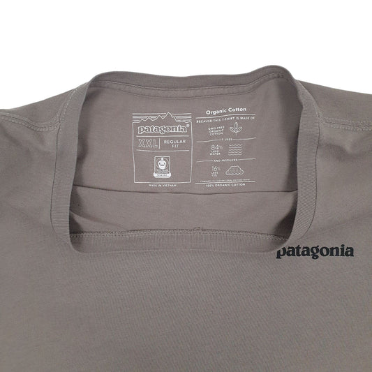 Mens Brown Patagonia  Hoodie T Shirt