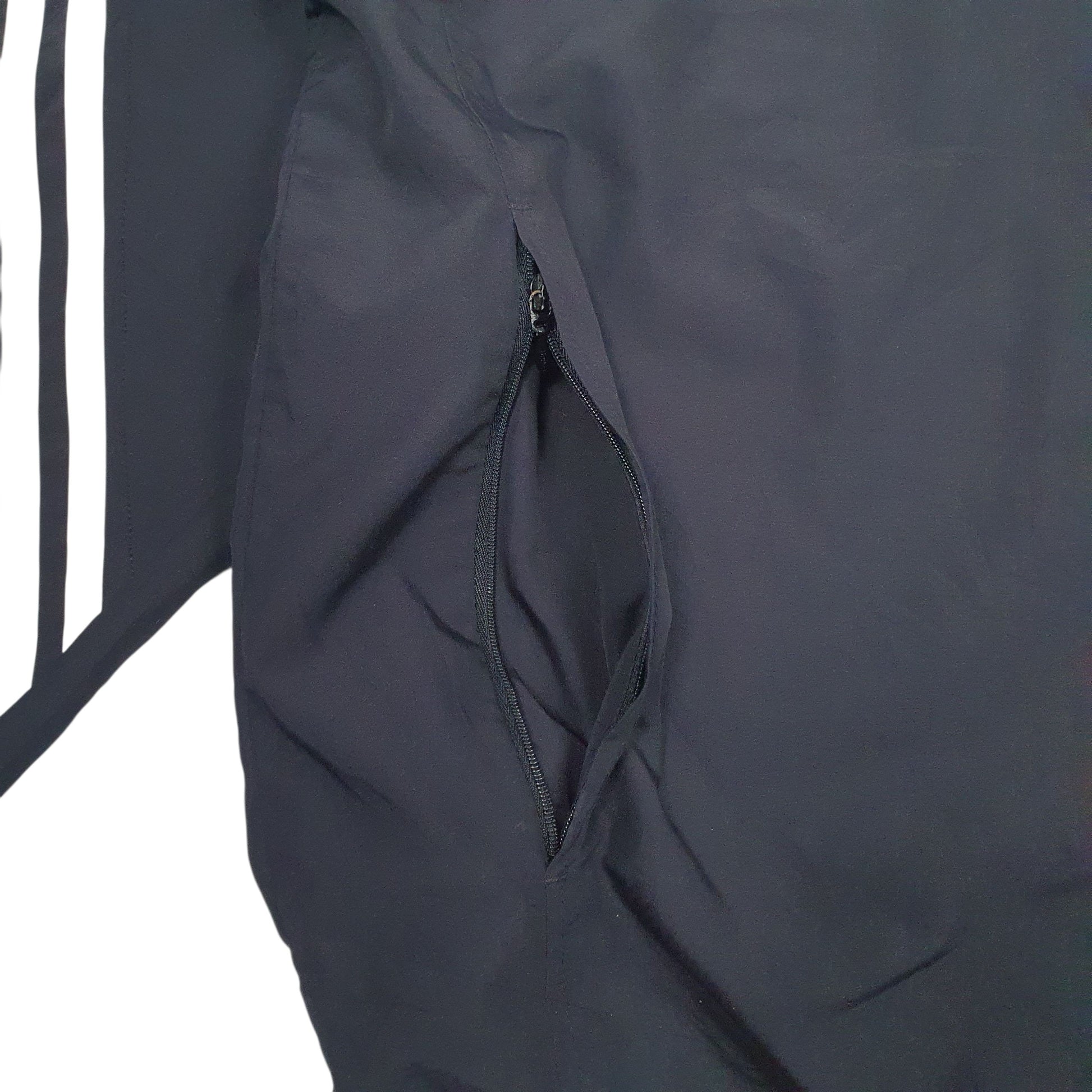 Mens Black Adidas  Hoodie Coat