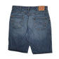 Mens Blue Levis 569  Shorts