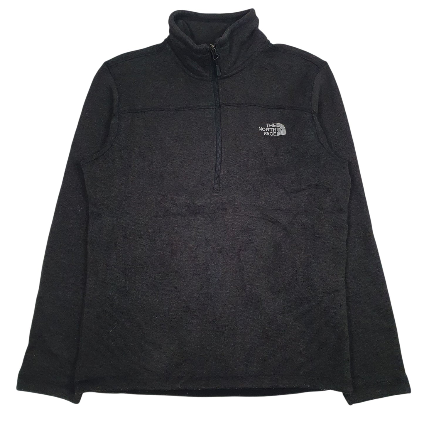 Mens Grey The North Face  Quarter Zip Jumper