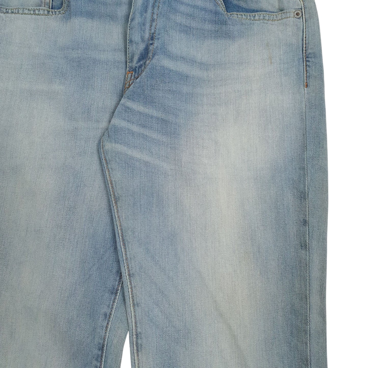 Mens Blue Levis Fading/discolouration throughout.  Jeans