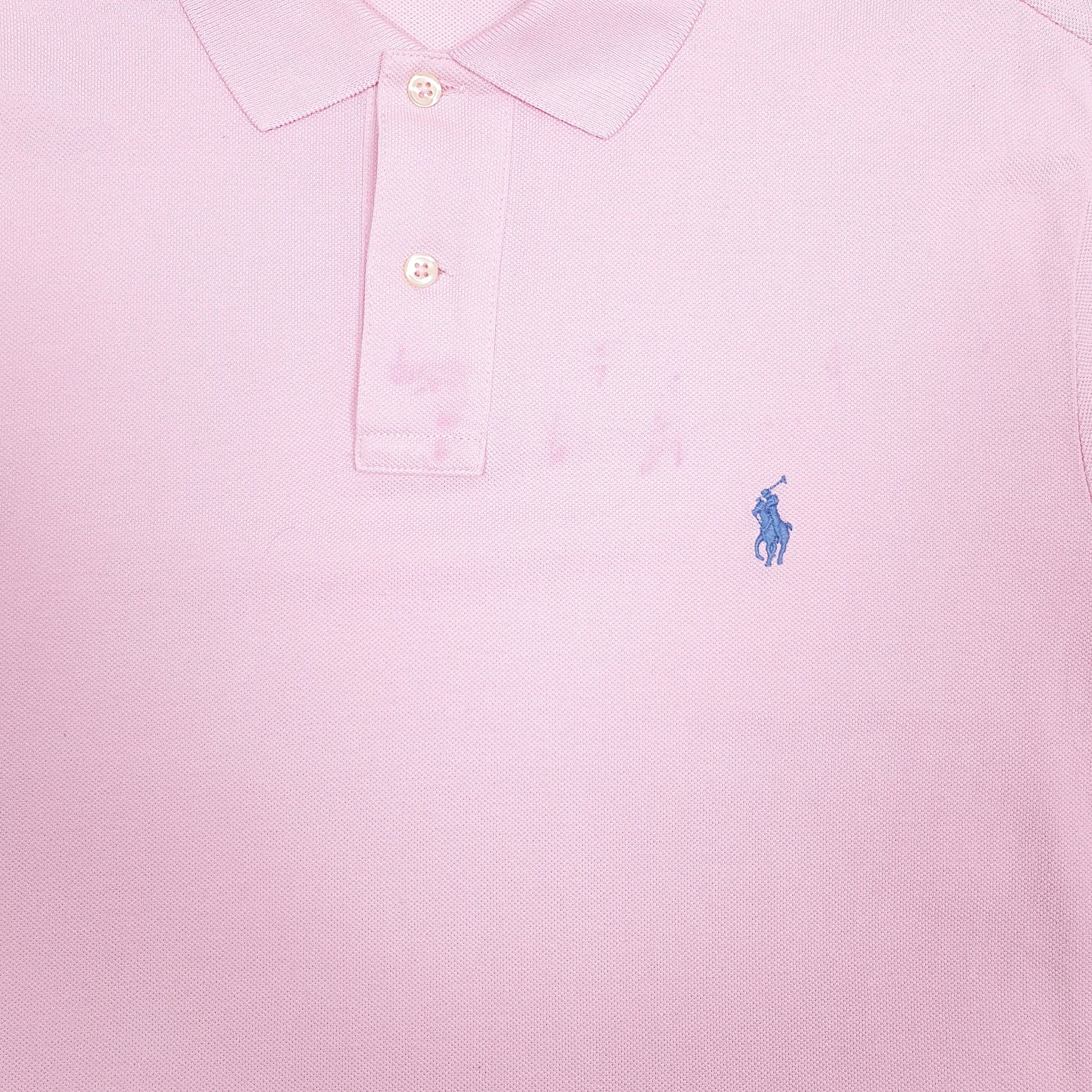 Mens Pink Polo Ralph Lauren Classic Fit  Polo Shirt
