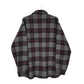 Mens Grey Woolrich Thick Flannel Plaid Shacket  Shirt