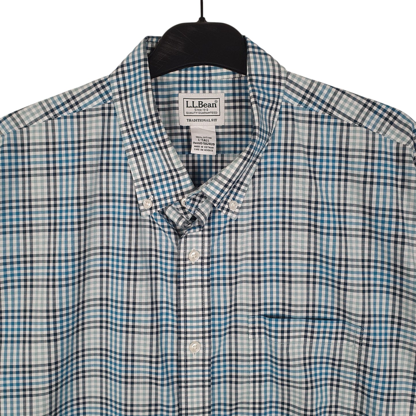 Mens Blue L.L.Bean Tall  Shirt