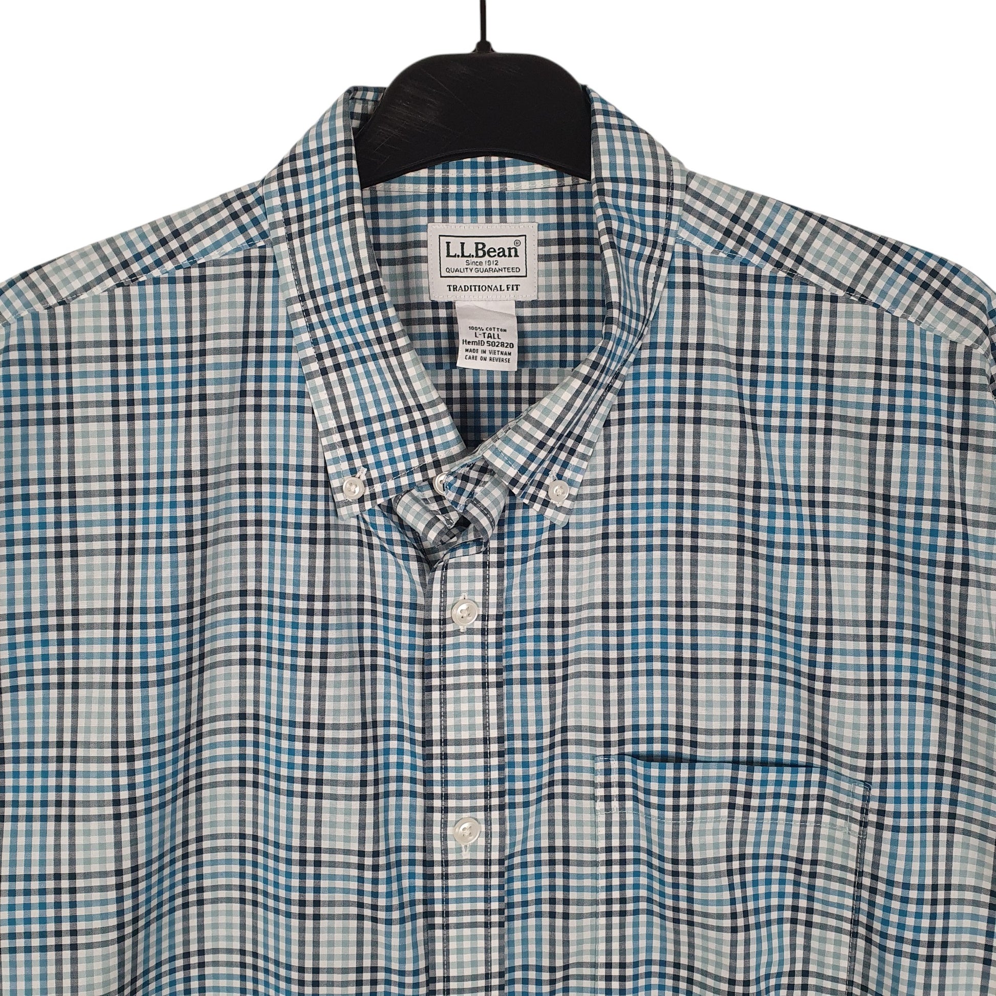 Mens Blue L.L.Bean Tall  Shirt