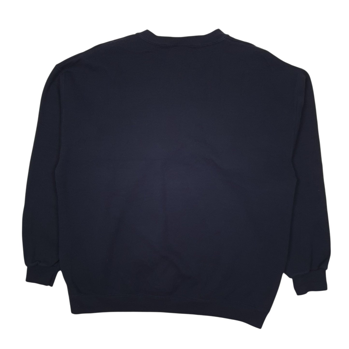 Mens Navy Lee Vintage 00s Superbowl 2002 Patriots NFL Crewneck Jumper