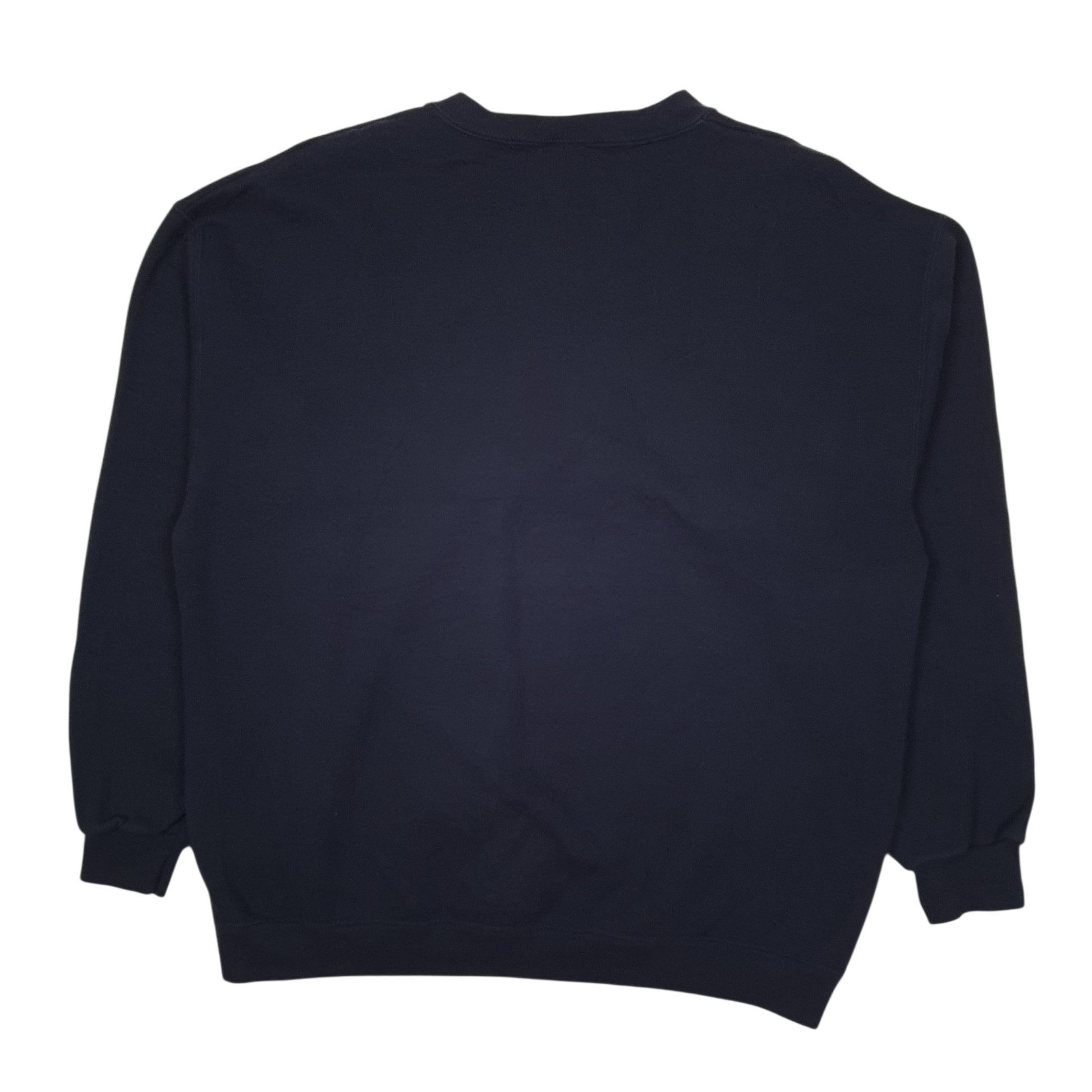 Mens Navy Lee Vintage 00s Superbowl 2002 Patriots NFL Crewneck Jumper