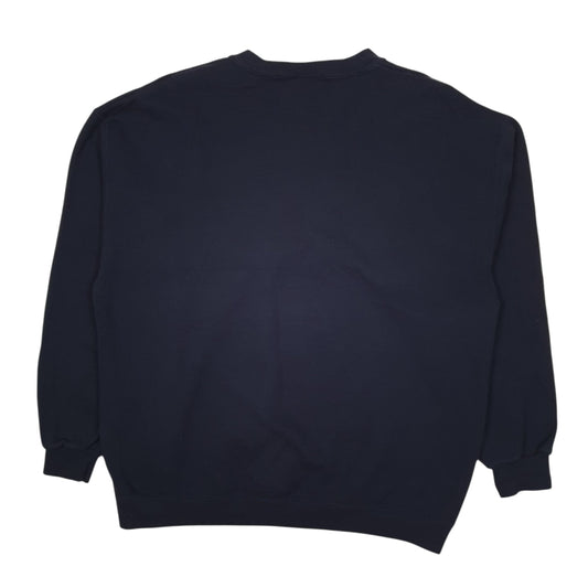 Mens Navy Lee Vintage 00s Superbowl 2002 Patriots NFL Crewneck Jumper