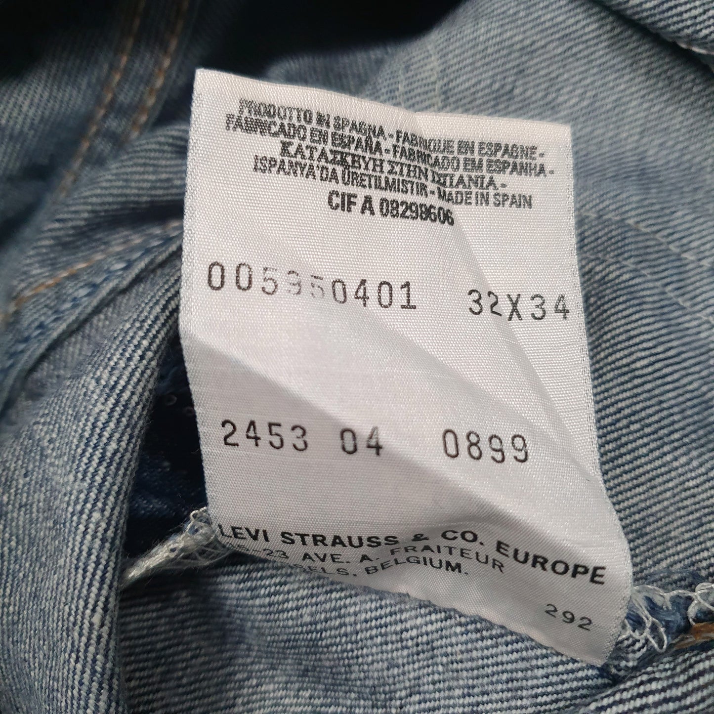 Mens Blue Levis Vintage 90s  Jeans