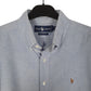 Mens Blue Ralph Lauren Vintage 90s  Shirt