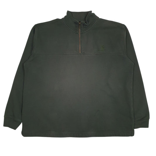 Mens Green Carhartt  Quarter Zip Jumper