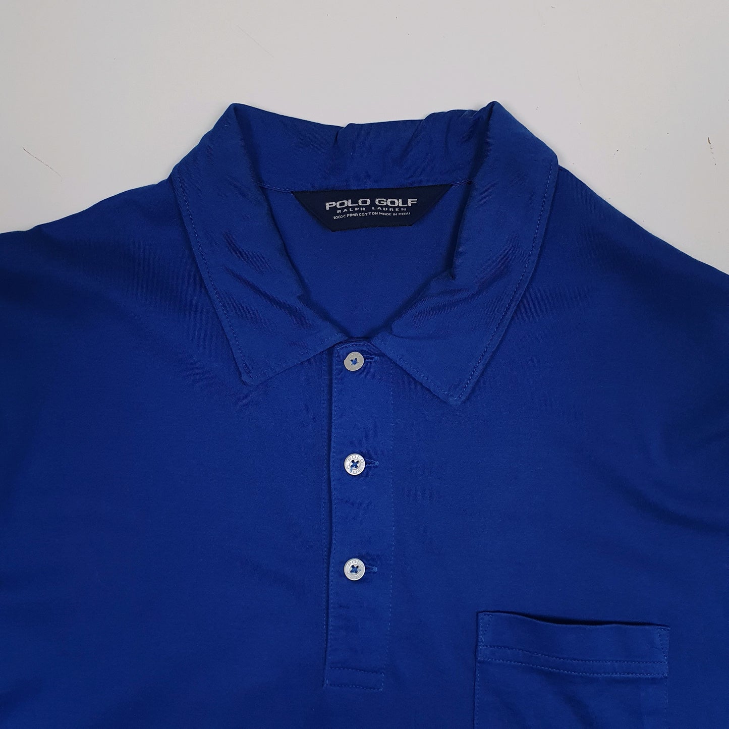Mens Blue Polo Ralph Lauren Golf  Polo Shirt