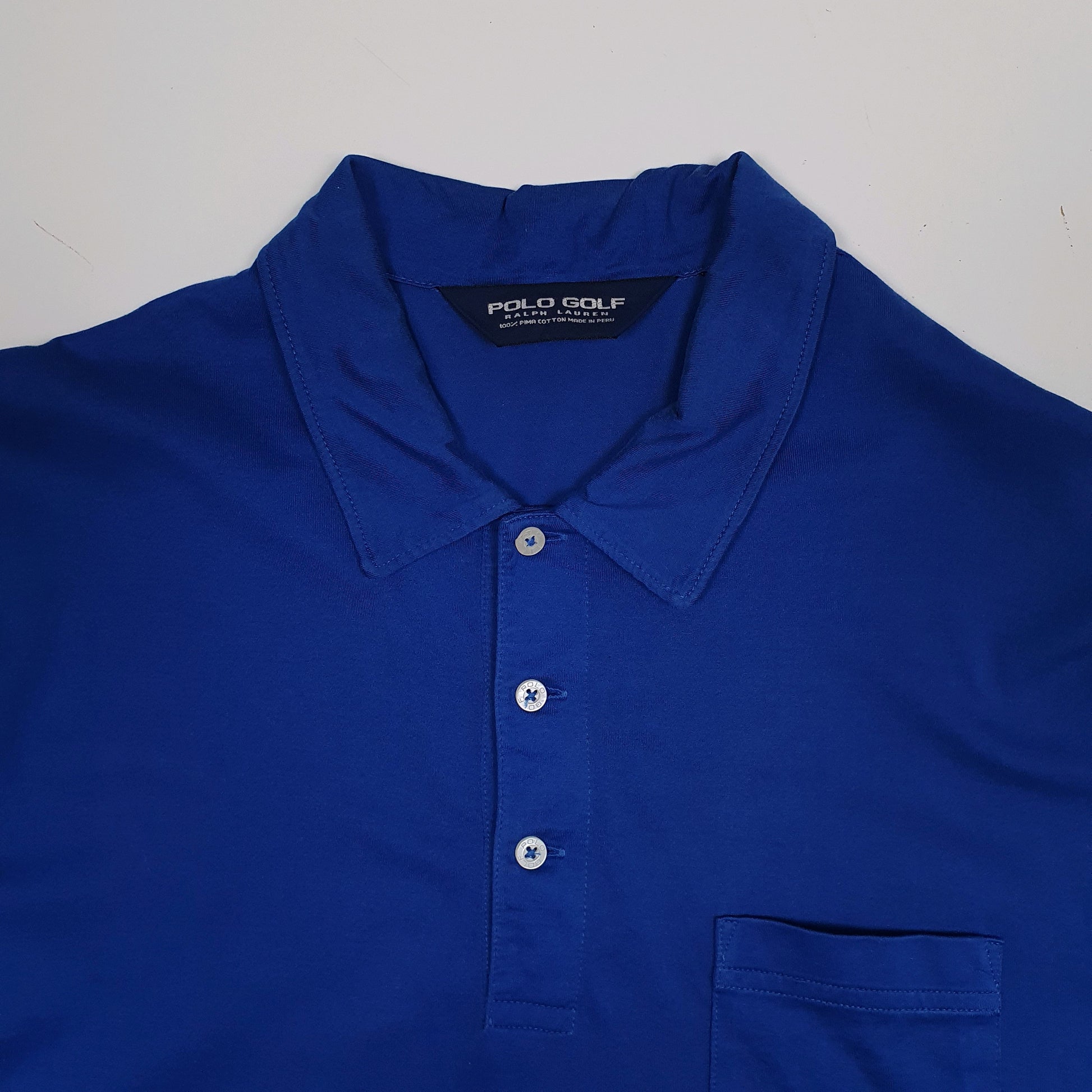 Mens Blue Polo Ralph Lauren Golf  Polo Shirt