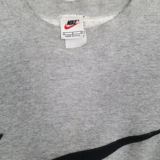 Mens Grey Nike Vintage 90s Made In USA Crewneck Jumper