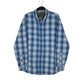 Mens Blue Woolrich Hiking Walking Long Sleeve Shirt
