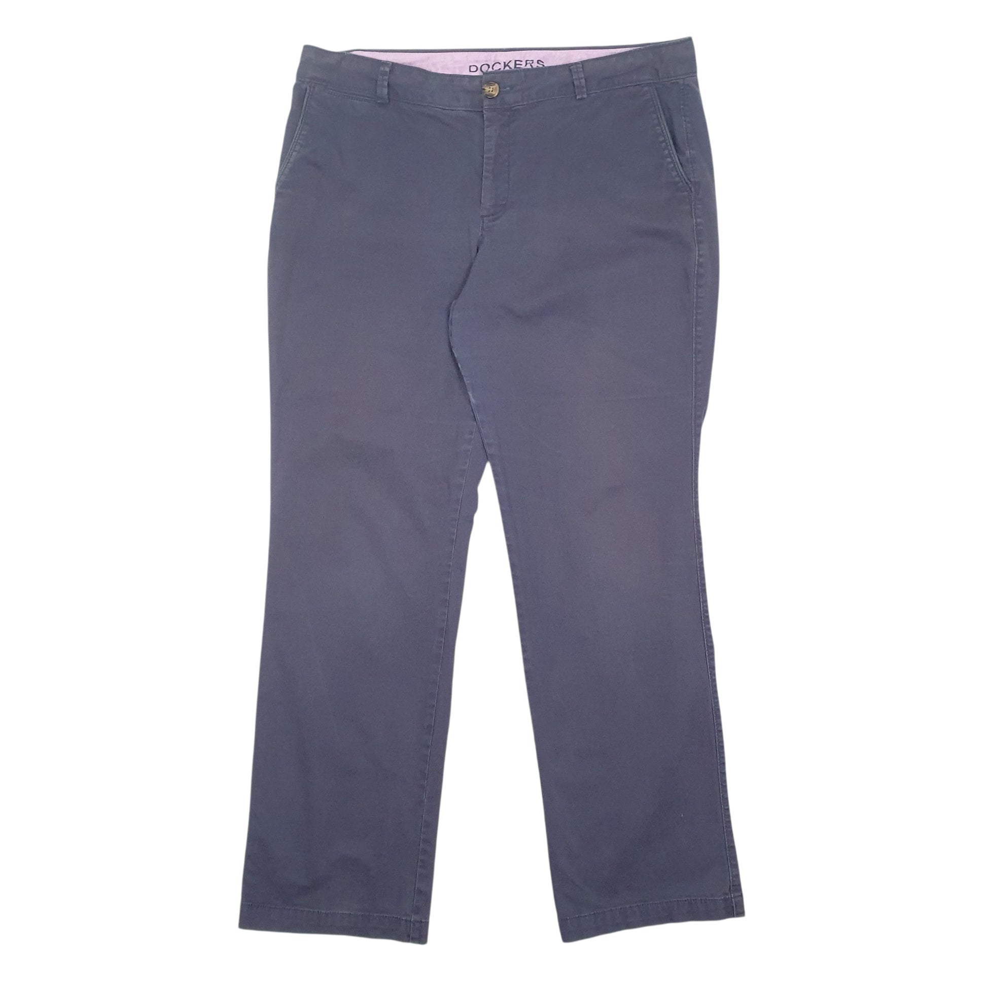 Womens Navy Dockers  Chino Trousers