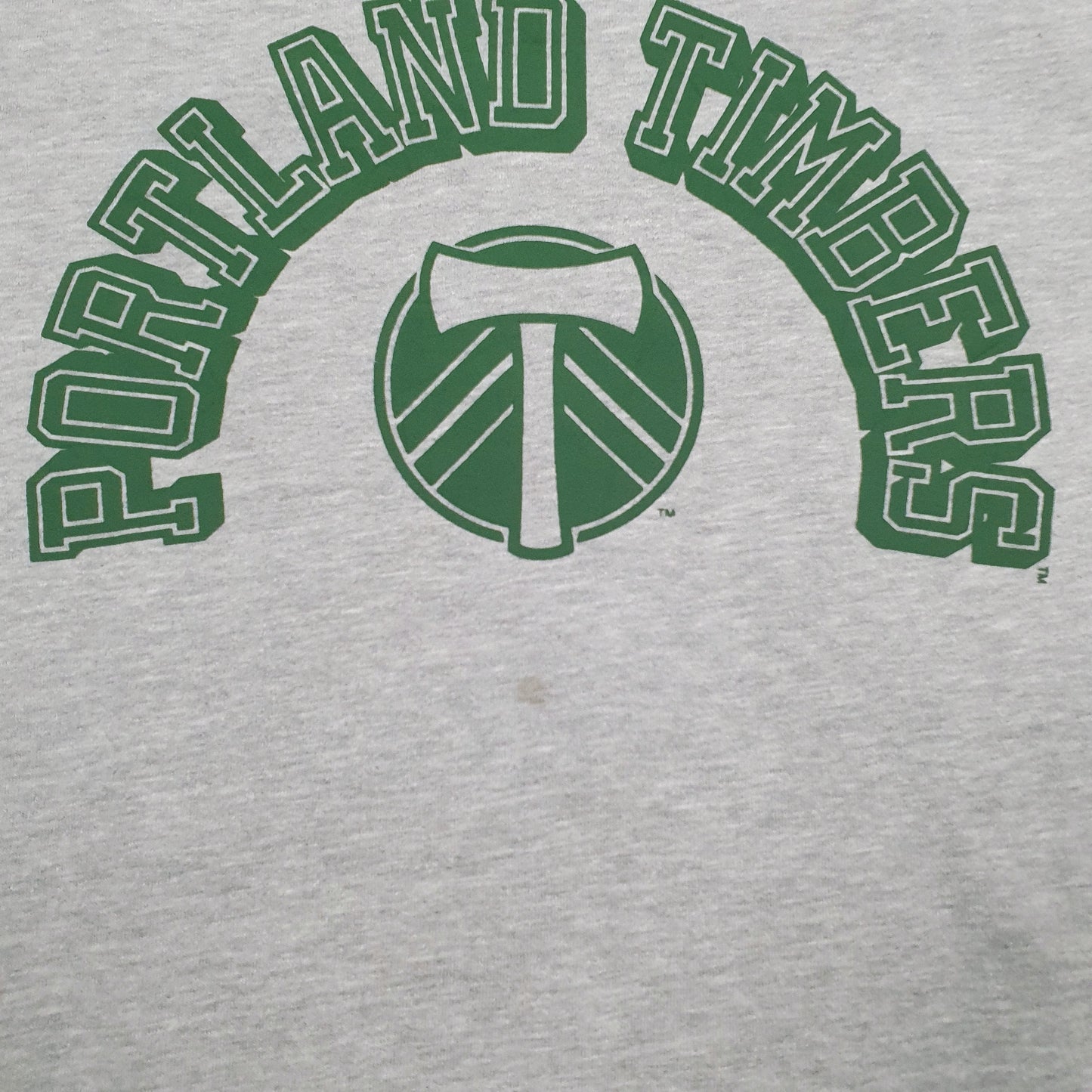 Mens Grey Adidas Portland Timbers Crewneck Jumper