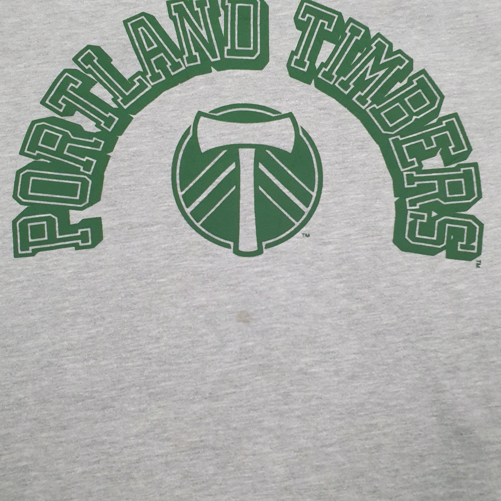 Mens Grey Adidas Portland Timbers Crewneck Jumper