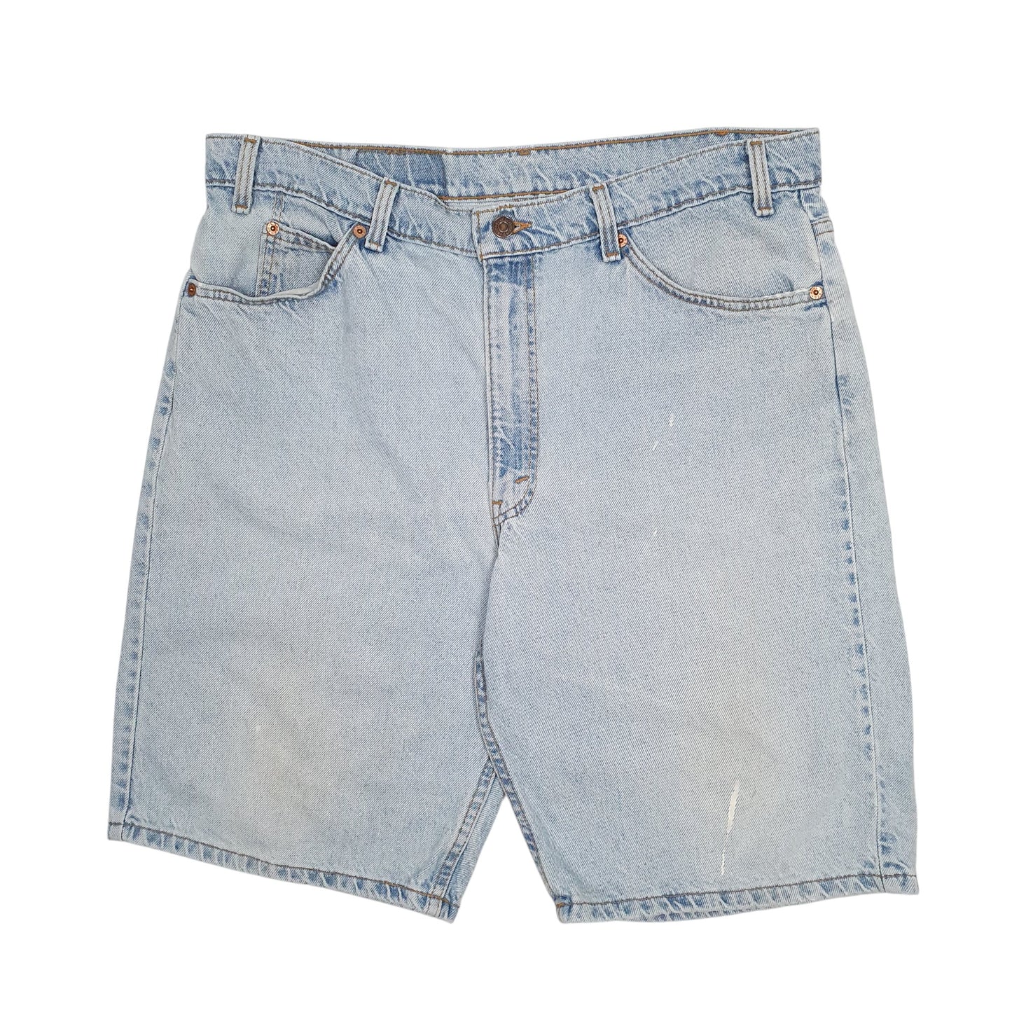 Mens Blue Levis 550 Vintage 90s Made In USA Denim Shorts