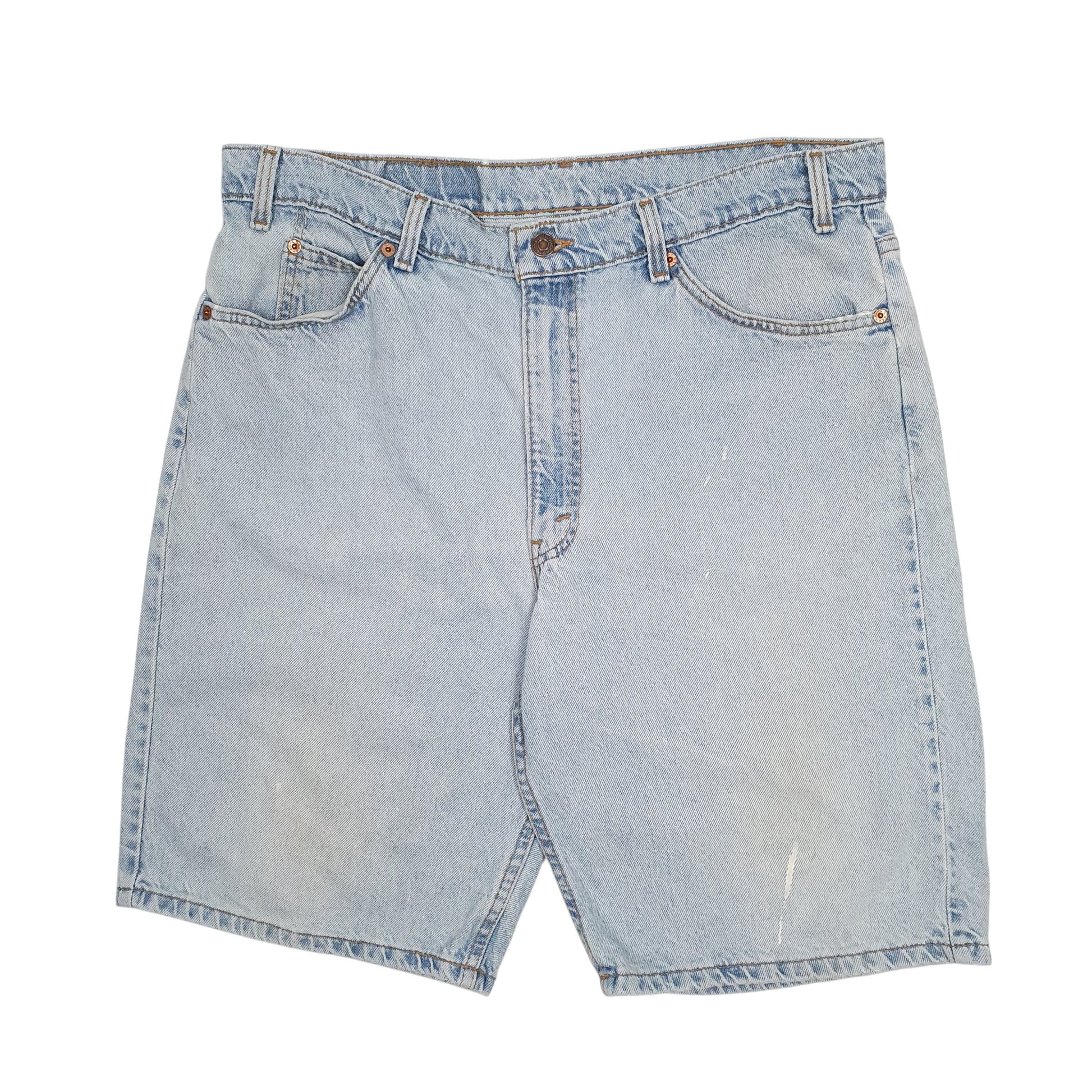 Mens Blue Levis 550 Vintage 90s Made In USA Denim Shorts