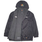 Mens Black Dickies Fleece Lined Crewneck Coat