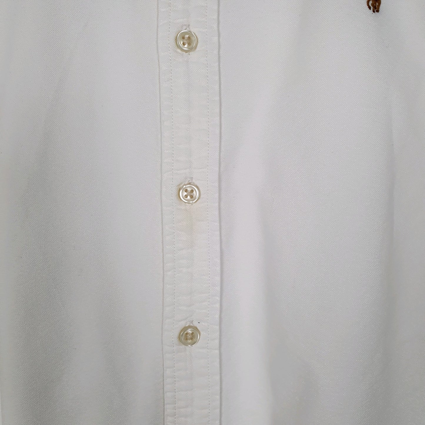 Mens White Ralph Lauren Oxford  Shirt