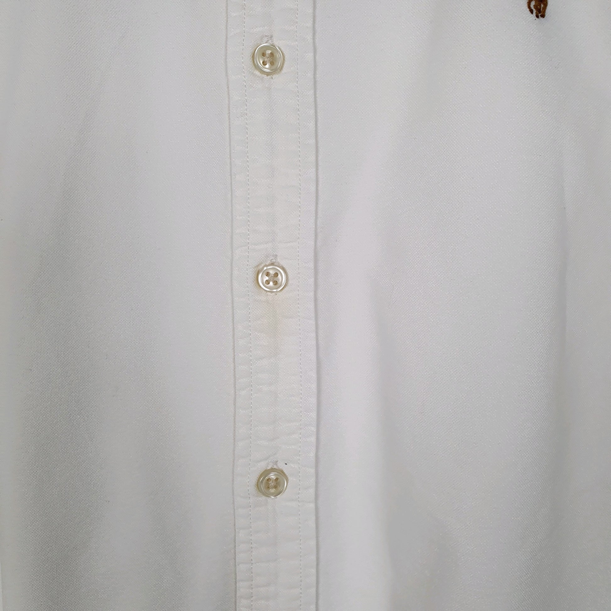 Mens White Ralph Lauren Oxford  Shirt